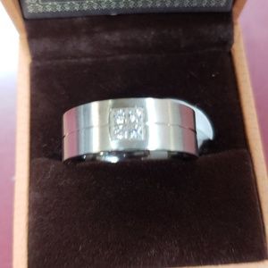 Stainless steel mens band